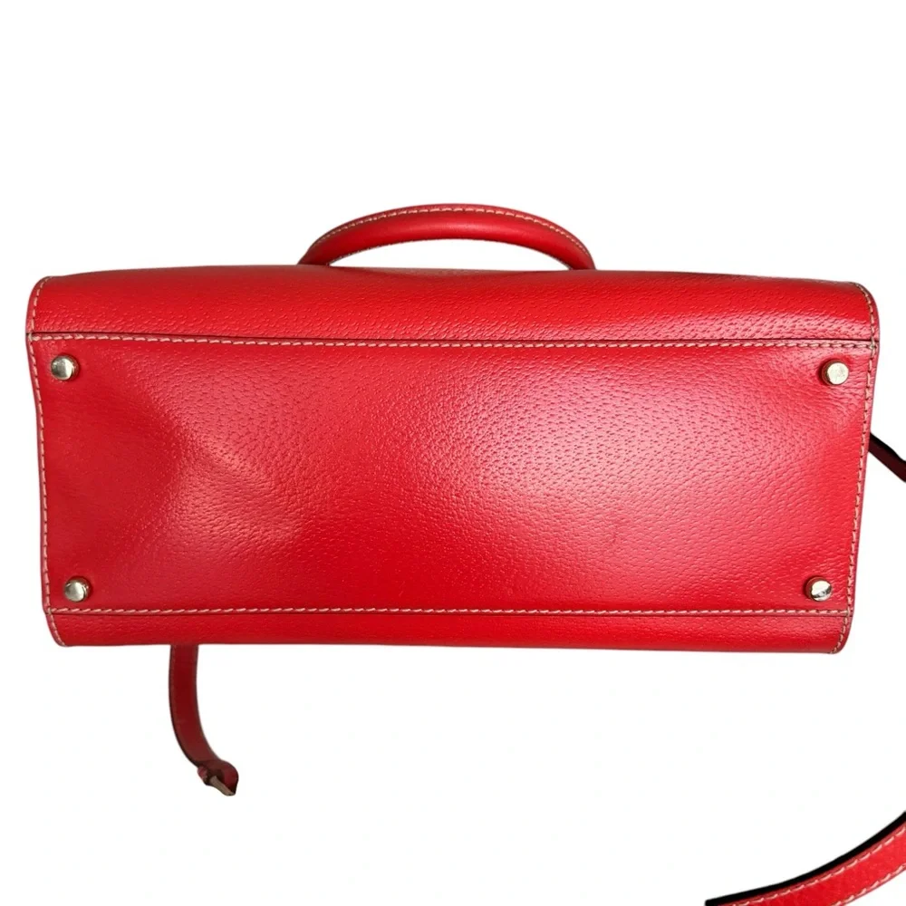 🆕 Kate Spade Large Satchel Red Shoulder Bag